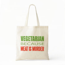Meat Is Murder - Anti-Meat Canvas Bag