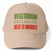 Meat Is Murder - Anti-Meat Mesh Hat
