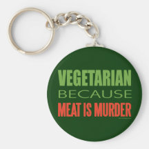 Meat Is Murder - Anti-Meat Key Chain