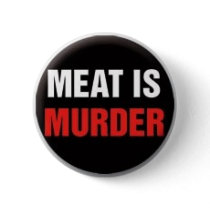Meat is murder pin