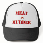 Meat is Murder Trucker Hats