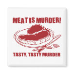 Meat Is Murder Fridge Magnet