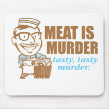 Meat Is Murder Mouse Mats