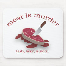 Meat is Murder Mouse Pads