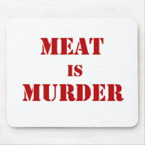 Meat is Murder mousepads by klieneine Meat is Murder mousepads