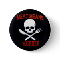 Meat is murder pin buttons by xafixisxlovex Meat is murder pin buttons