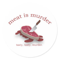 Meat is Murder Sticker