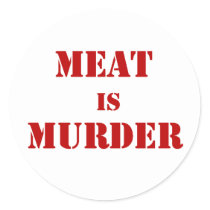 Meat is Murder stickers
