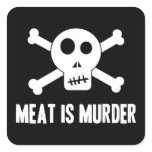 Meat is Murder Stickers