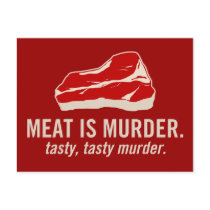 Meat is Murder, Tasty Murder Post Card