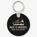 Meat is Murder. Tasty, Tasty Murder Keychain by strk3 Meat is Murder. Tasty, Tasty Murder Keychain