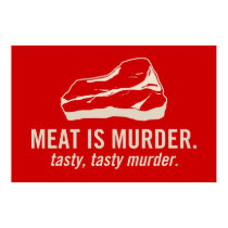 Meat is Murder, Tasty Tasty Murder posters