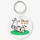 round_keychain - Meat is Sexy: Sizes 