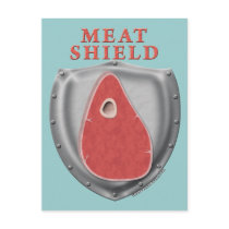 Meat Shield postcards