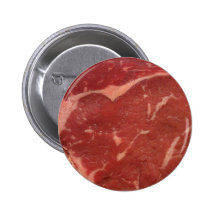 Meat Texture Pinback Button