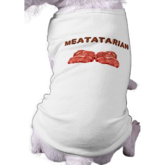 Meatatarian Dog Shirt petshirt