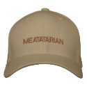 MEATATARIAN embroideredhat