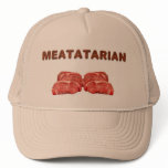 zaz_trucker_hat - funny meatatarian hatOTHER PRODUCTS WITH THIS MESSAGE        : Sizes  Available colors: khaki_khaki