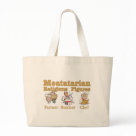 jumbotote - The Farmer, the Butcher and the holy Chef are the three main icons of the Meatatarian religion.  These three mystical people bring all the meaty goodness to hungry Meatatarians everywhere.: Sizes  Available colors: natural