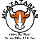 ladies_fitted_babydoll - Meatatarian.  Saving the planet one vegetable at a time.  Eating Meat means there are less vegetables grown, less green house gas emissions produced to create the vegetable.  Meatatarians are sacrificing themselves for the greater good.: Sizes  Available colors: white