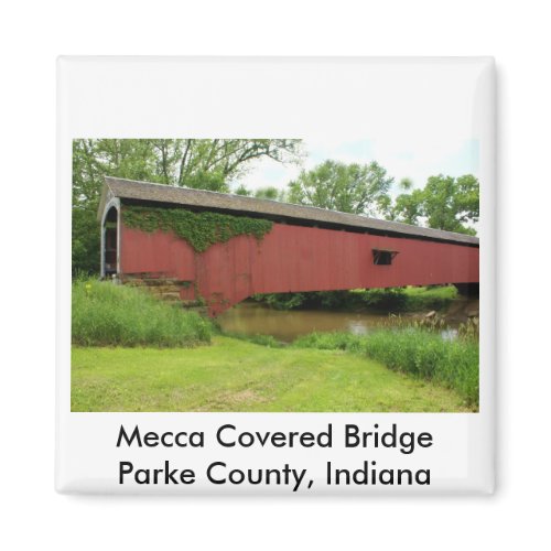 Mecca Covered Bridge magnet