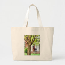 Mecedora en el pórtico bolsas