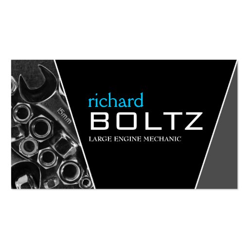 Mechanic - Business Cards (front side)
