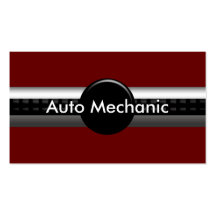 Mechanic Business Cards