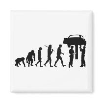 Mechanic Car Repair Workshop Staff Gear magnets by Funkart Mechanic Car Repair Workshop Staff Gear magnets