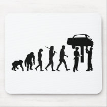 Mechanic Car Repair Workshop Staff Gear mousepads