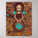 Mechanical Angel I steampunk fairy Art Print print