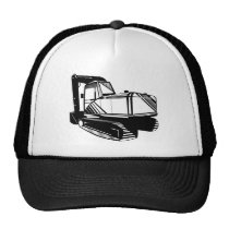 mechanical digger construction excavator trucker hat