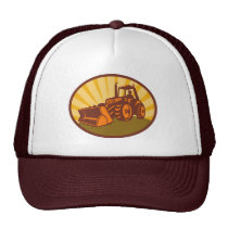 mechanical digger construction excavator mesh hat