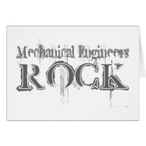 Mechanical Engineers Rock Card