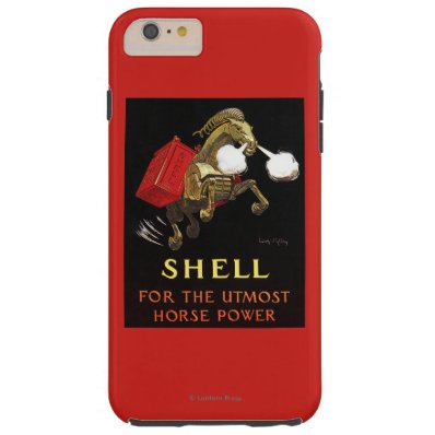 Mechanical Horse with Shell Oil Tough iPhone 6 Plus Case