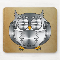 mechanical owl mousepads