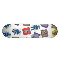 Mechanical Robot Cartoon Skate Deck