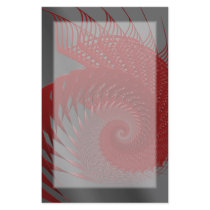 Mechanical Shell! Red Gray. Fractal Graphic Paper stationery
