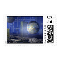 MECHANICAL SPACE stamp