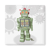 Mechanical Toy Robot Magnet