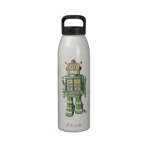 Mechanical Toy Robot Waterbottle Drinking Bottle