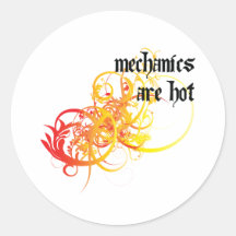 Mechanics Are Hot Sticker