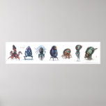 Mechateck Line Up posters