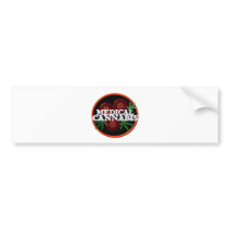 Mecical cannabis fight tumor cells bumper stickers