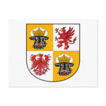 Mecklenburg Vor Pommern Coat of Arms Postcard