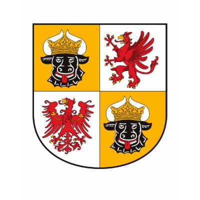 Mecklenburg Vor Pommern Coat of Arms T-shirt by FlagTshirts