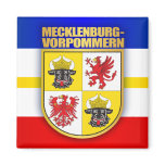 Mecklenburg-Vorpommern COA Fridge Magnet