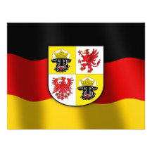 Mecklenburg-Vorpommern coat of arms Personalized Announcement