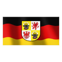 Mecklenburg-Vorpommern coat of arms Personalized Photo Card