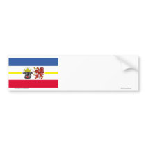 Mecklenburg-Vorpommern Flag bumper stickers